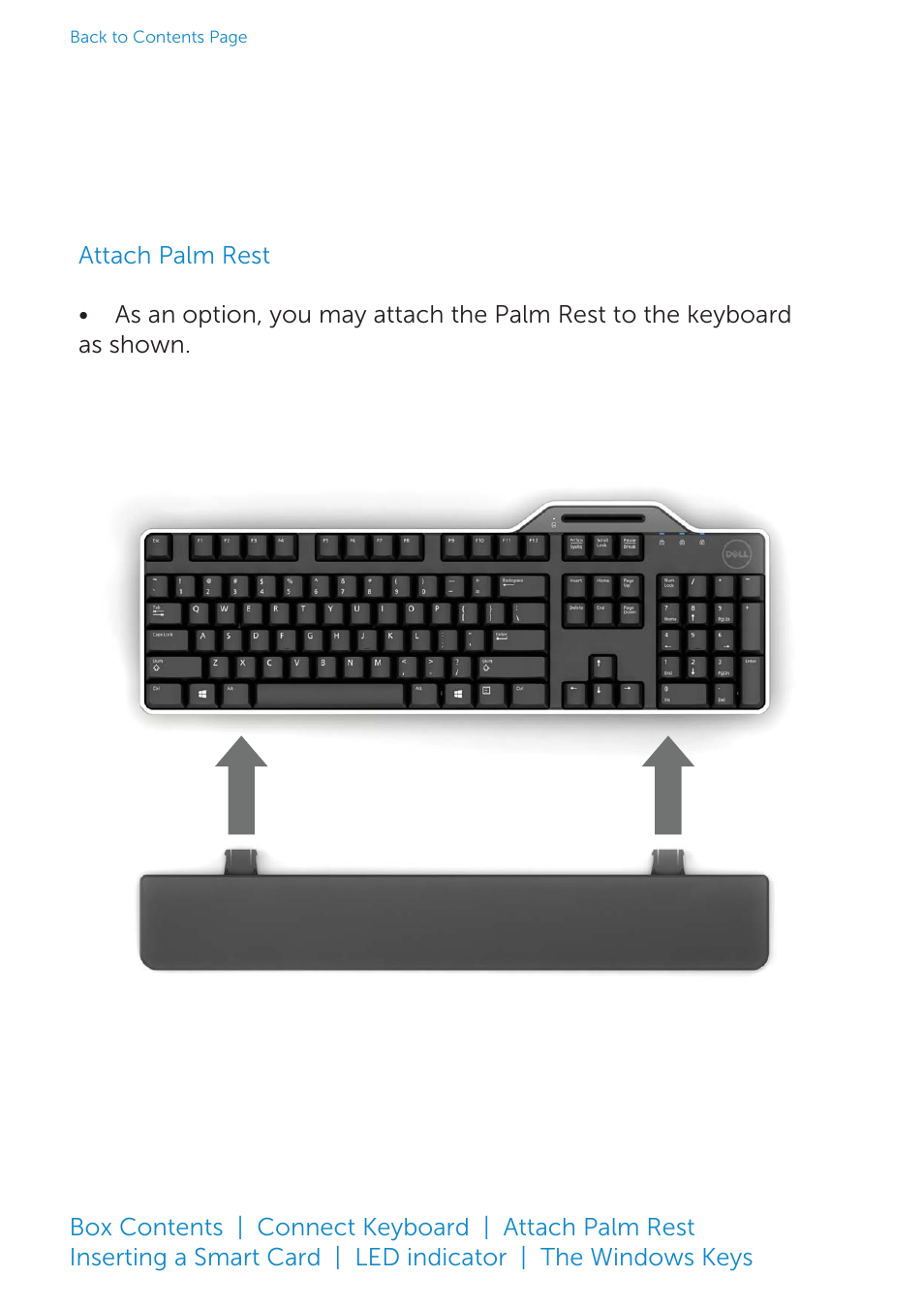 Attach palm rest | Dell Smartcard Keyboard KB813 User Manual | Page 32 / 46