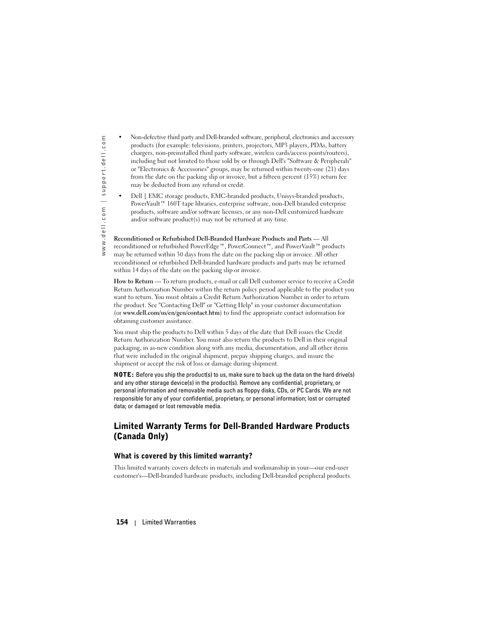 Dell X50 Upgrade User Manual | Page 154 / 170