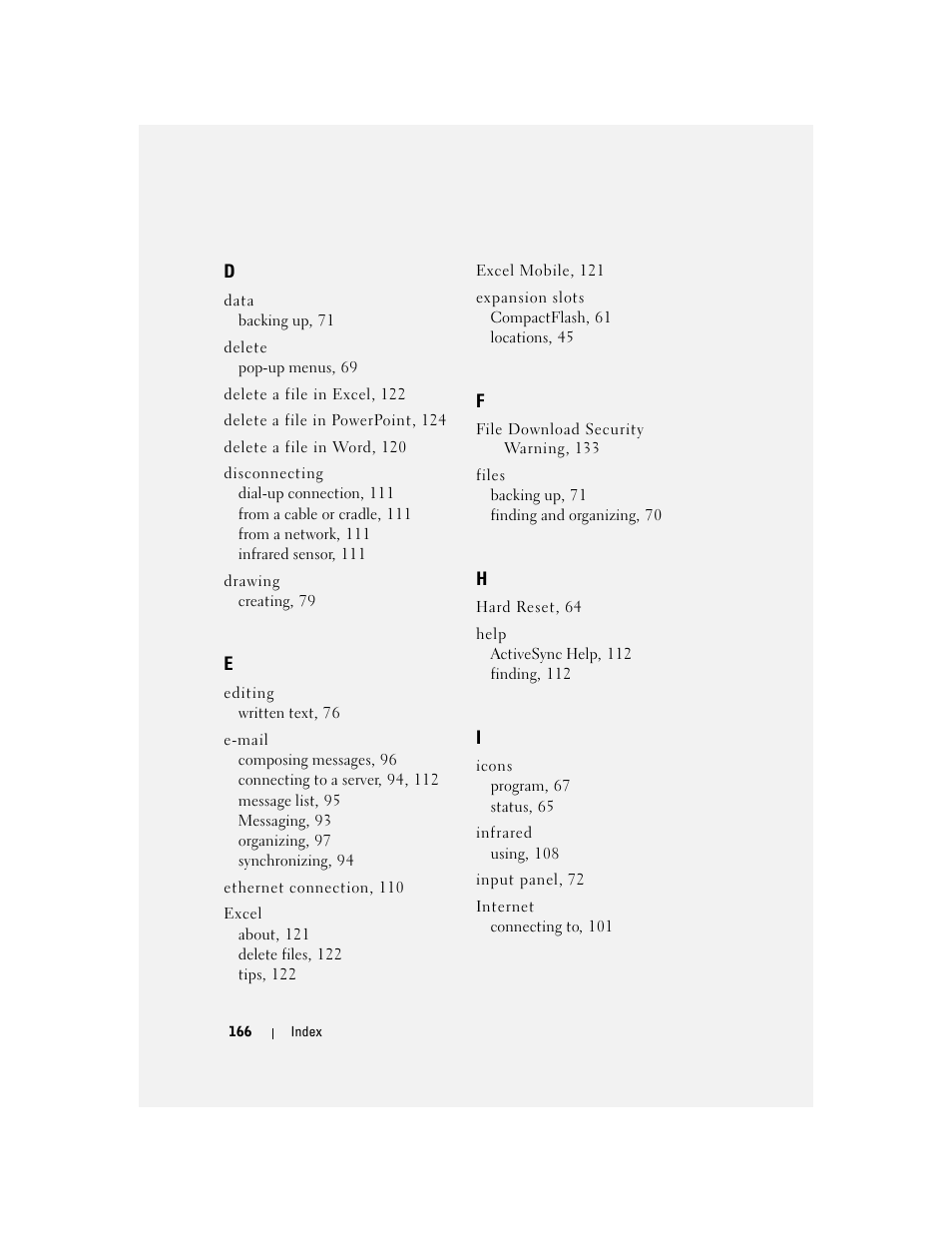 Dell X50 Upgrade User Manual | Page 166 / 170