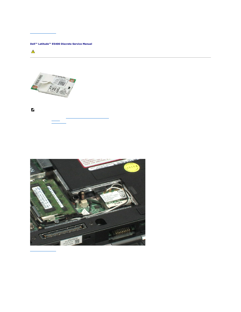 Modem, Removing the modem | Dell Latitude E5500 User Manual | Page 20 / 42