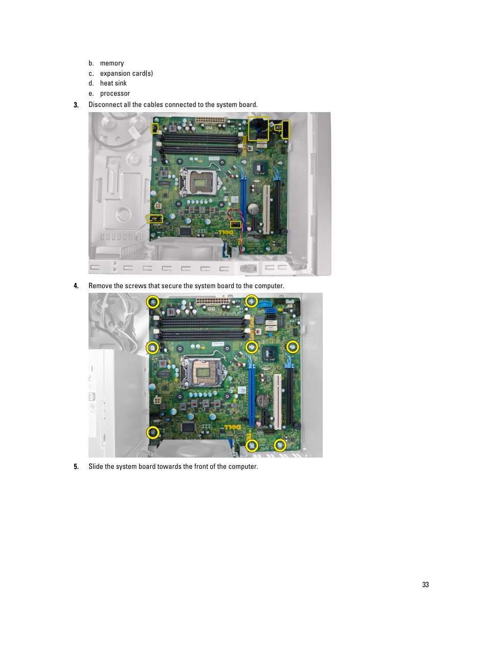 Dell OptiPlex 7010 (Mid 2012) User Manual | Page 33 / 62