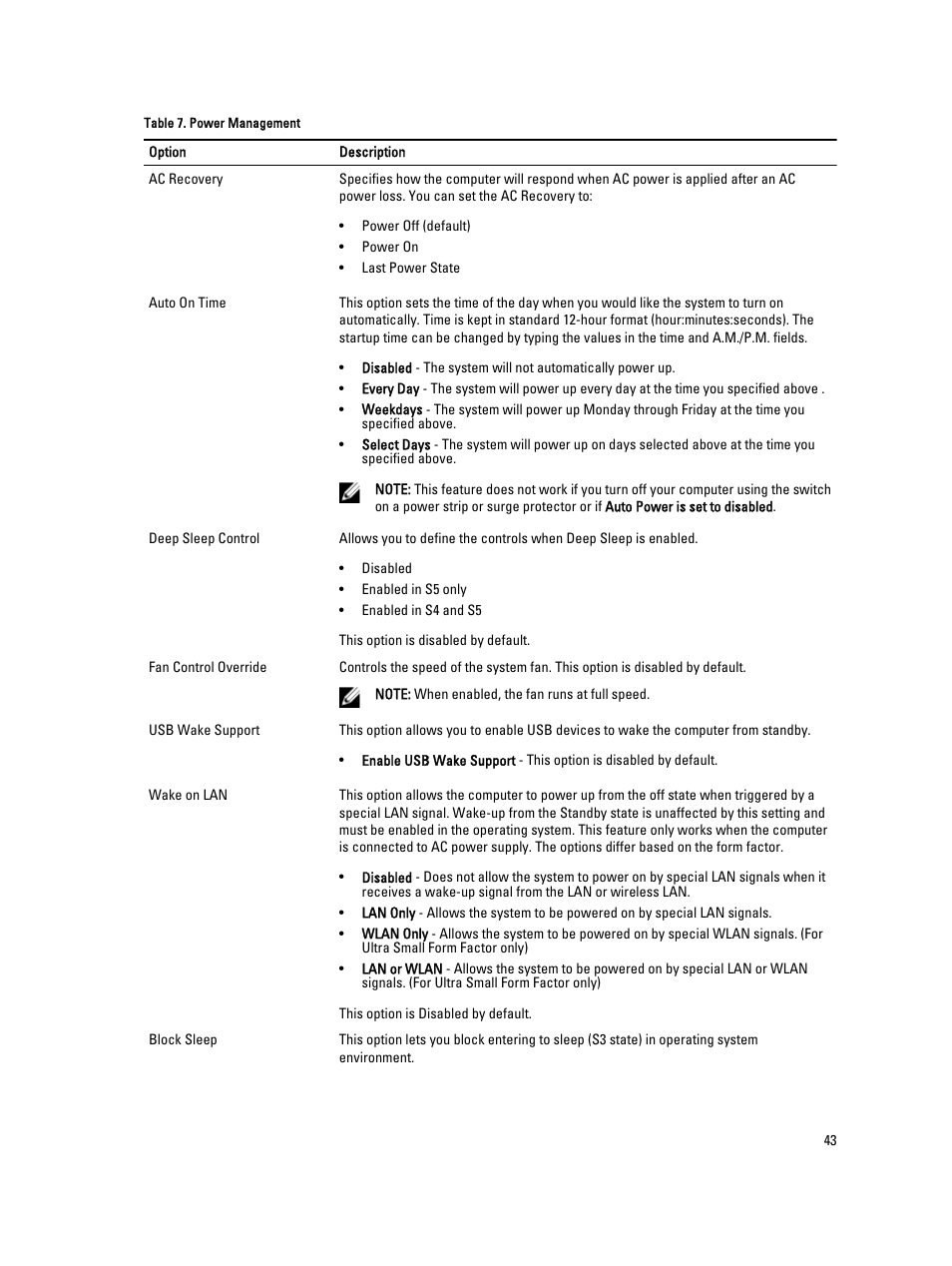 Dell OptiPlex 7010 (Mid 2012) User Manual | Page 43 / 62