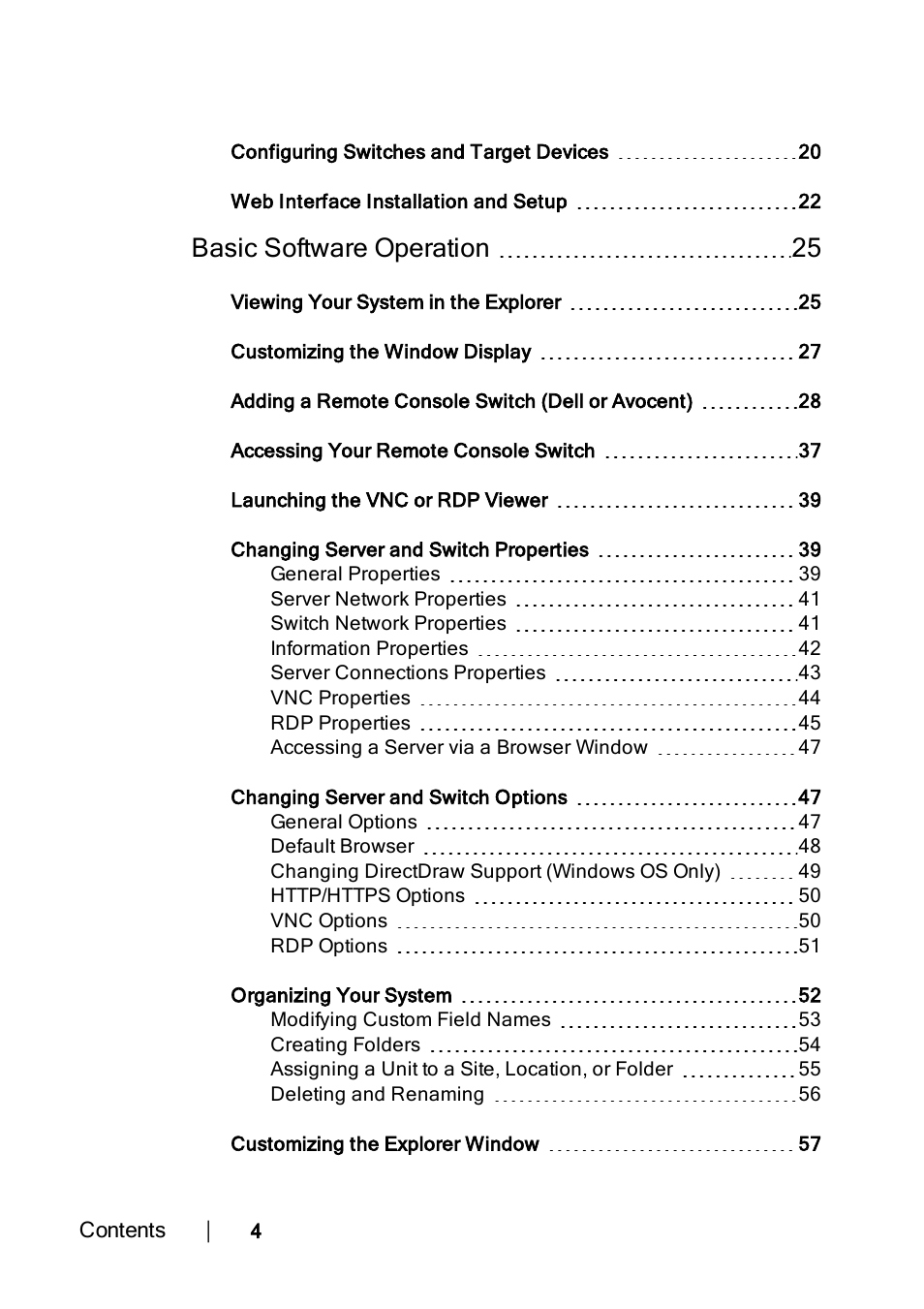 Basic software operation 25 | Dell KVM 1082DS User Manual | Page 4 / 114