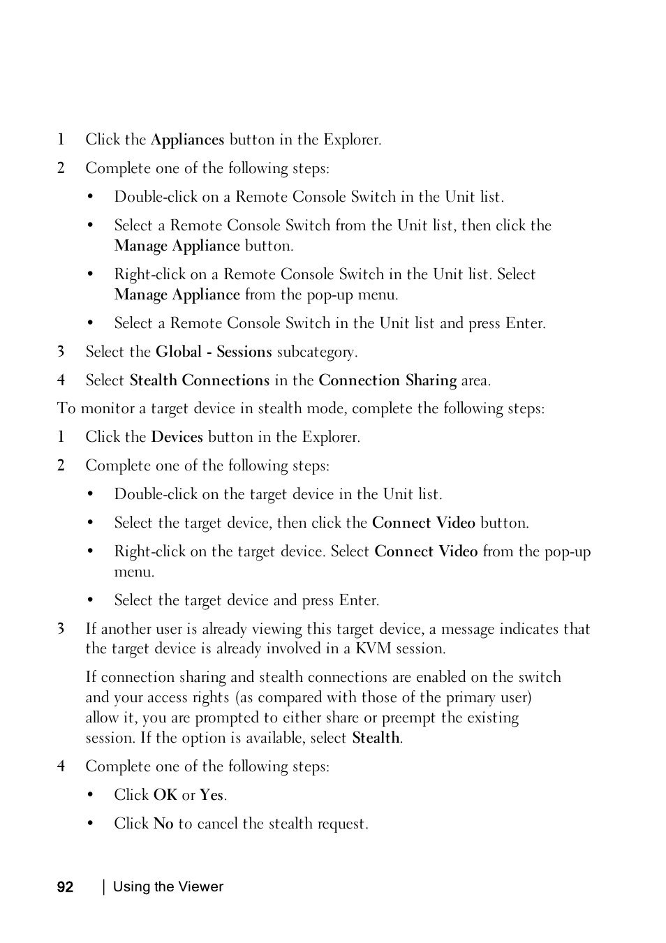 Dell KVM 1082DS User Manual | Page 92 / 114