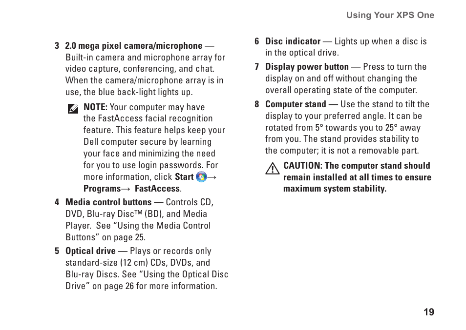 Dell XPS One 24 (Late 2008) User Manual | Page 21 / 80