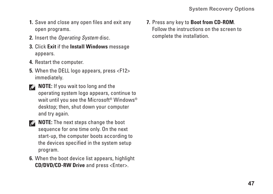 Dell XPS One 24 (Late 2008) User Manual | Page 49 / 80