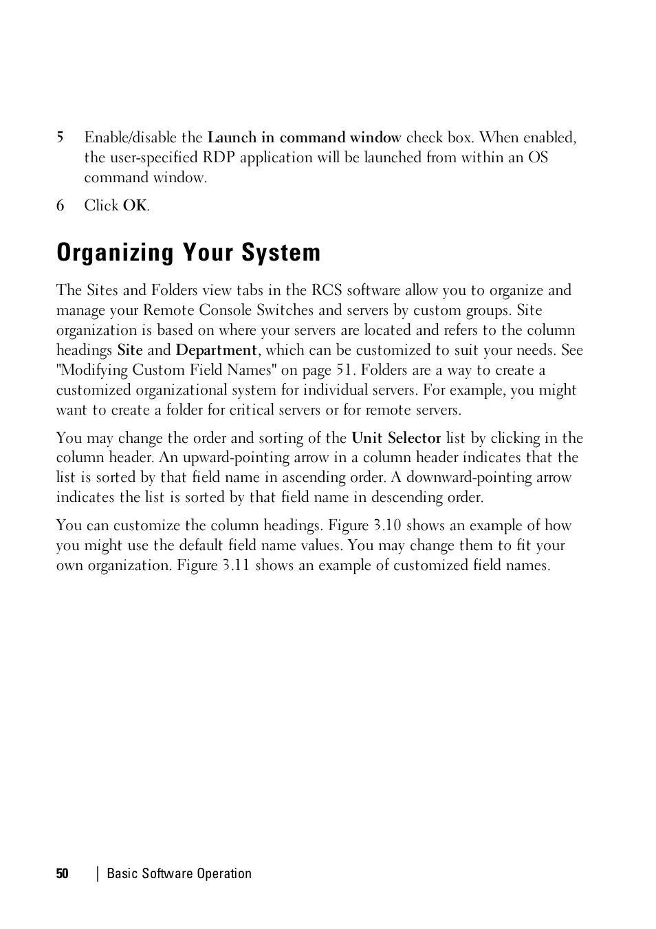 Organizing your system | Dell KVM 1081AD/ KVM 2161AD User Manual | Page 50 / 112