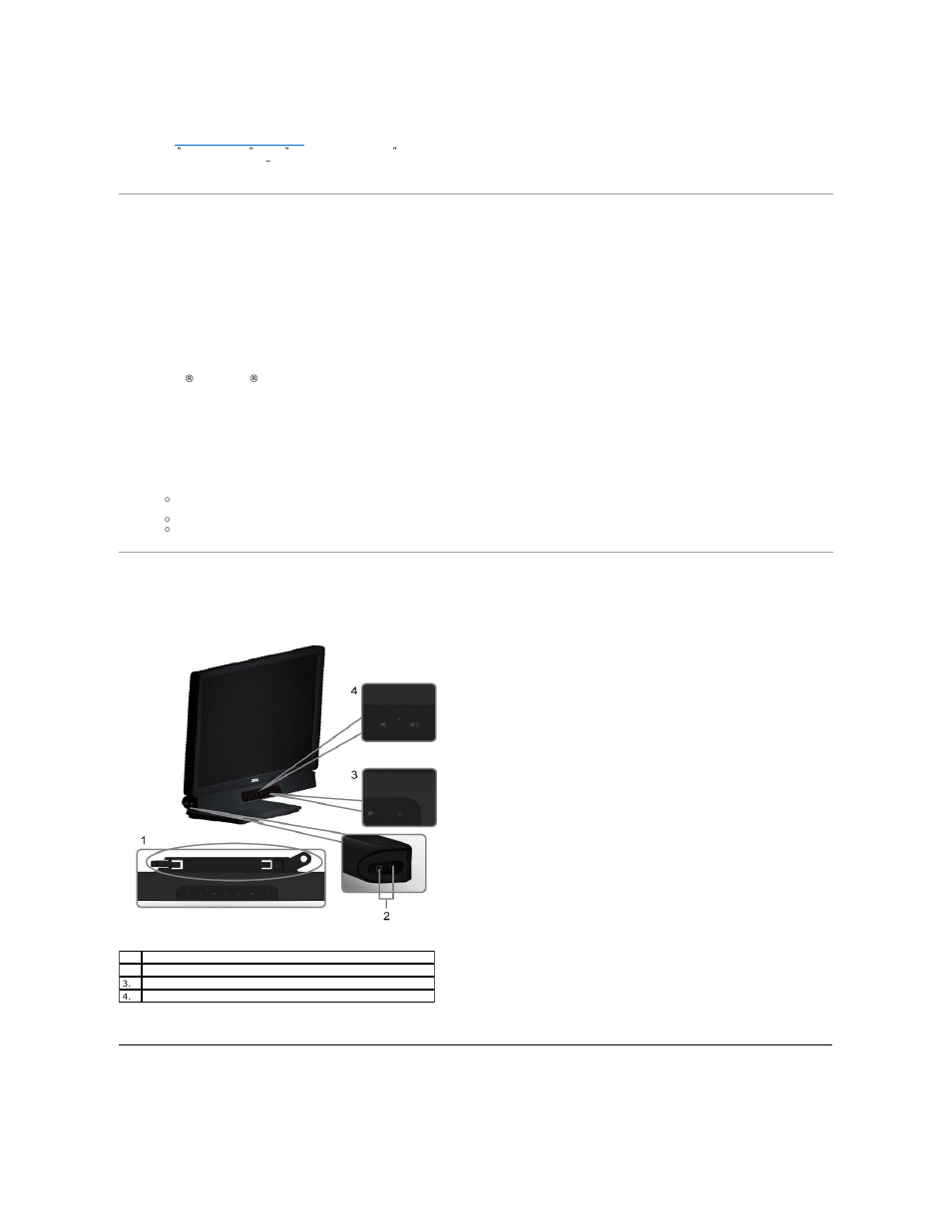 Setting the maximum resolution, Using the tilt, Using the dell soundbar | Tilt | Dell E1912H Monitor User Manual | Page 22 / 32