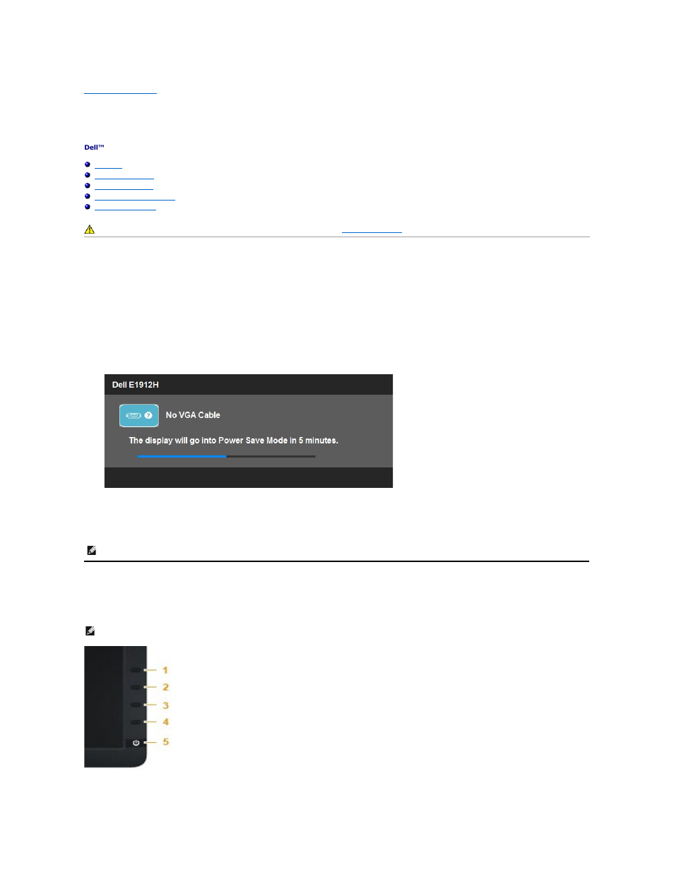 Troubleshooting, Self-test, Built-in diagnostics | Dell E1912H Monitor User Manual | Page 29 / 32