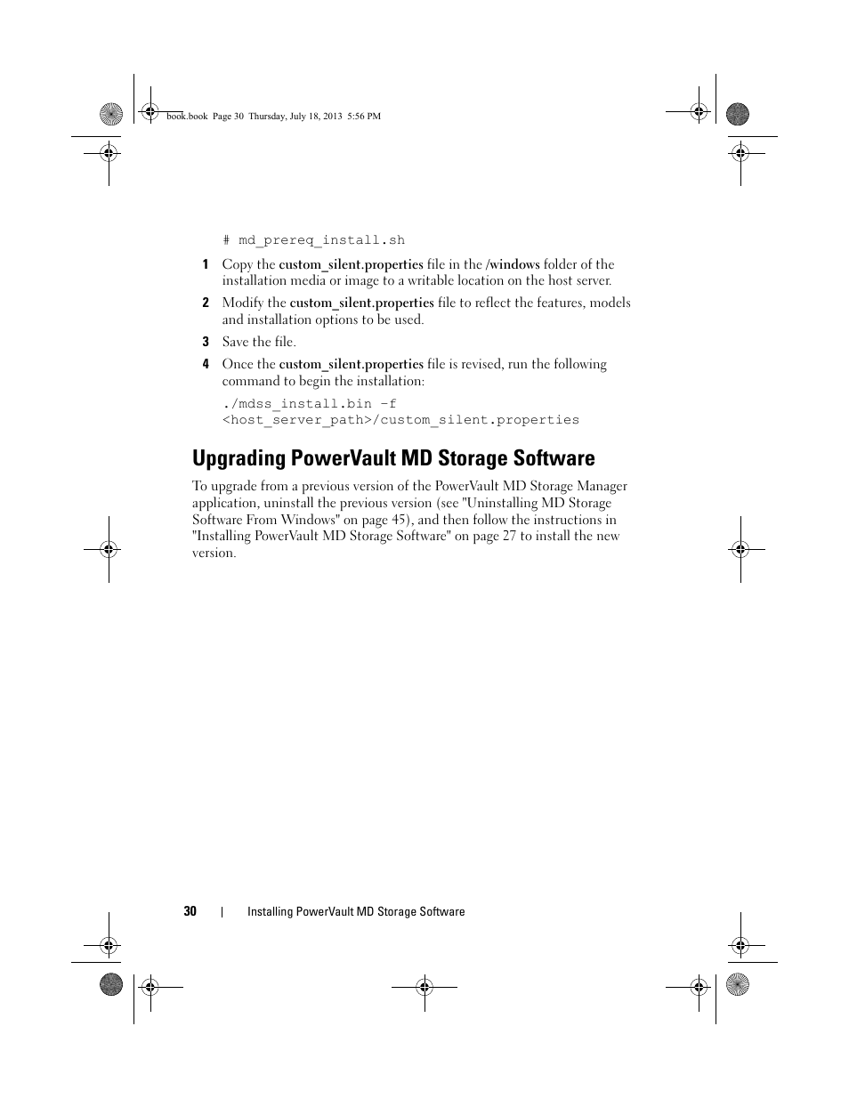 Upgrading powervault md storage software | Dell PowerVault MD3200 User Manual | Page 30 / 74