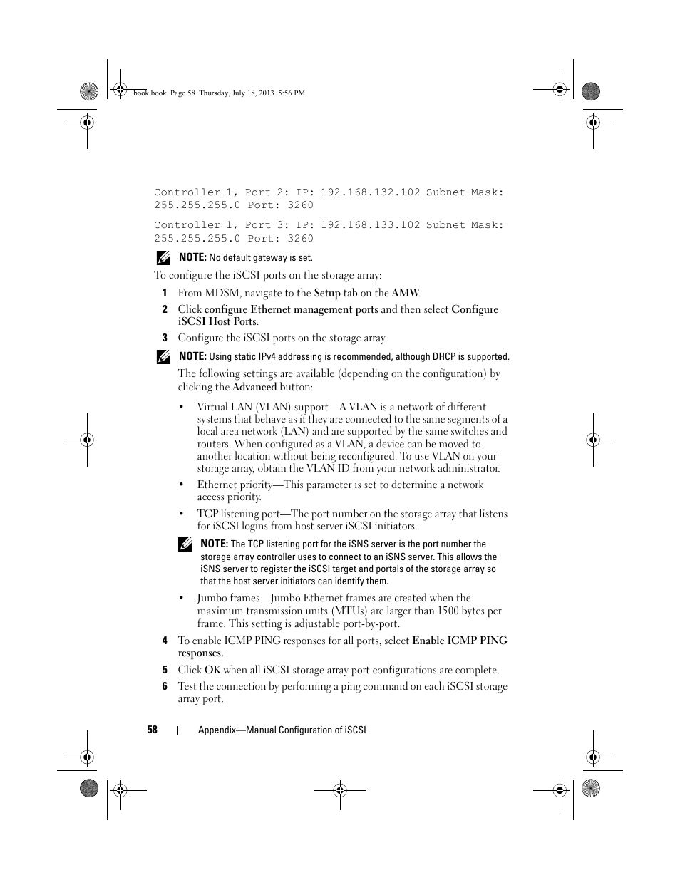 Dell PowerVault MD3200 User Manual | Page 58 / 74