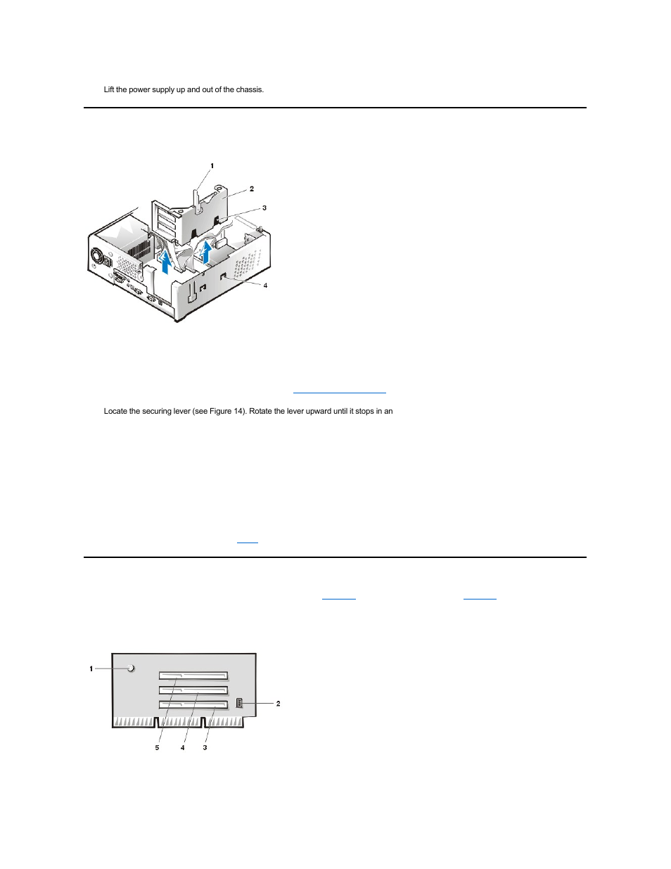 Riser boards, Expansion-card cage | Dell OptiPlex GX100 User Manual | Page 10 / 59