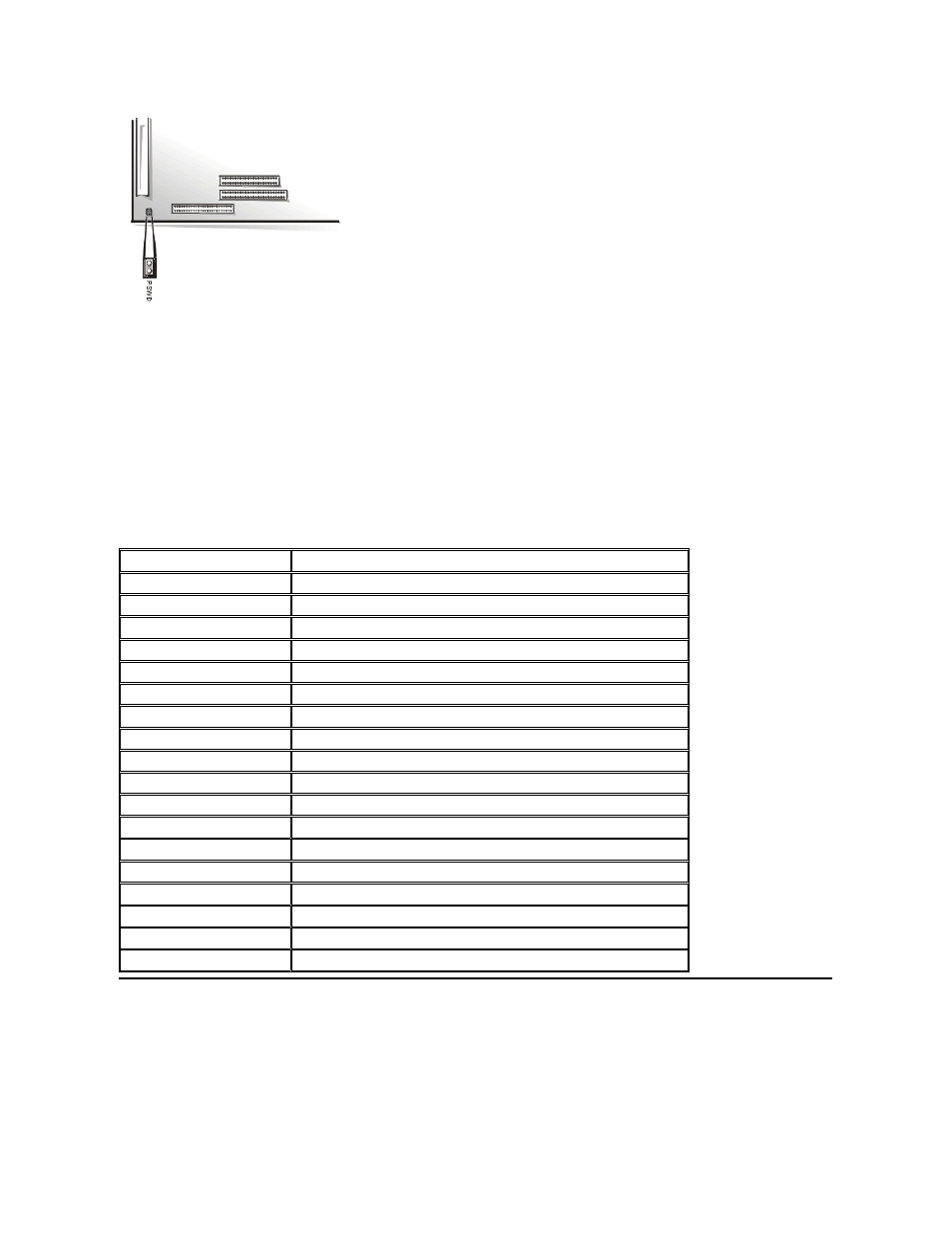 Expansion cards, System board labels, For the location of the | Dell OptiPlex GX100 User Manual | Page 12 / 59