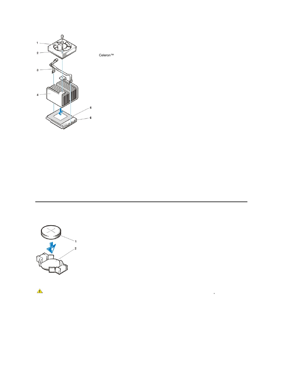 System battery | Dell OptiPlex GX100 User Manual | Page 17 / 59