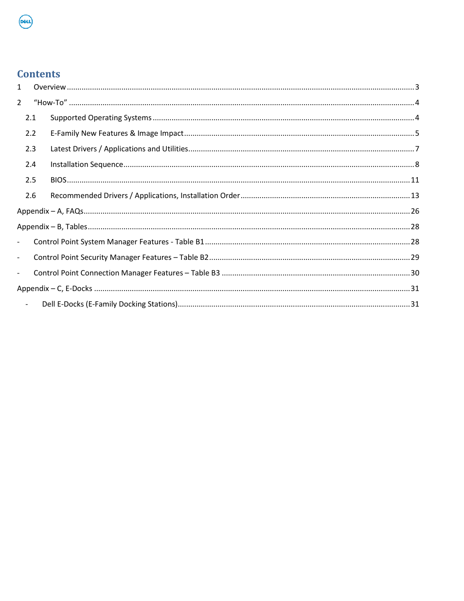 Dell Business Client E-Family Re-Image “How-To” User Manual | Page 2 / 32