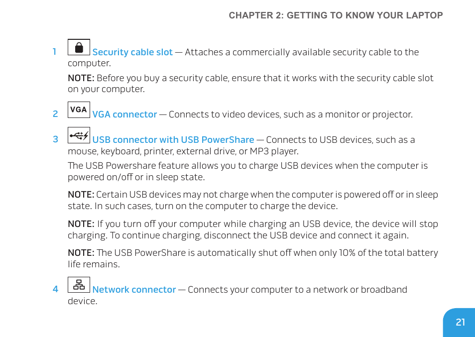 Dell Alienware M11x (Early 2010) User Manual | Page 21 / 100