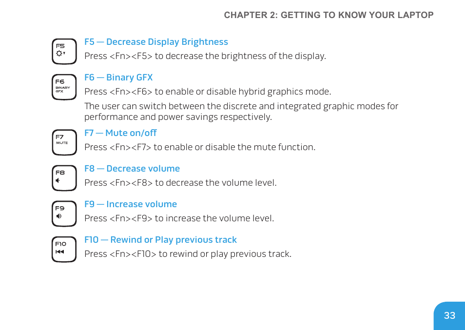 Dell Alienware M11x (Early 2010) User Manual | Page 33 / 100