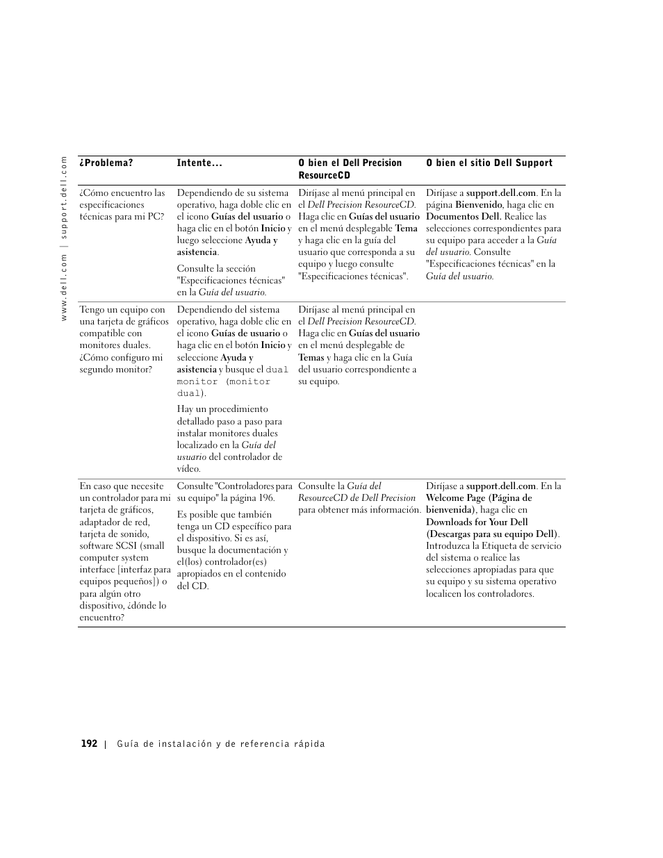 Dell Precision 340 User Manual | Page 192 / 206