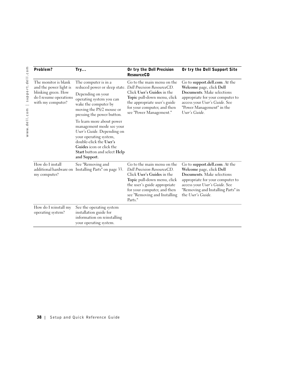 Dell Precision 340 User Manual | Page 38 / 206