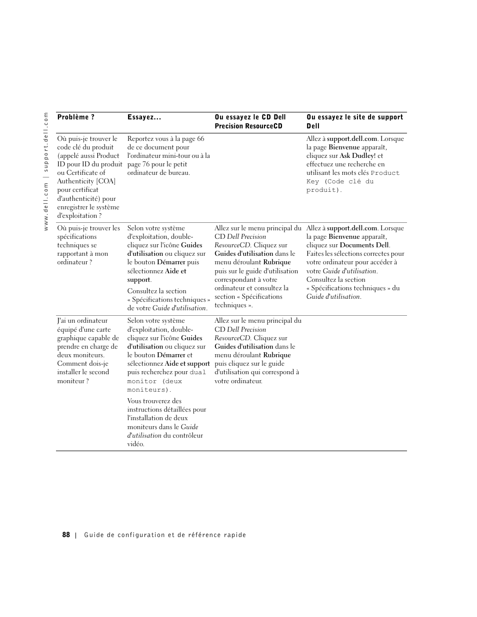 Dell Precision 340 User Manual | Page 88 / 206