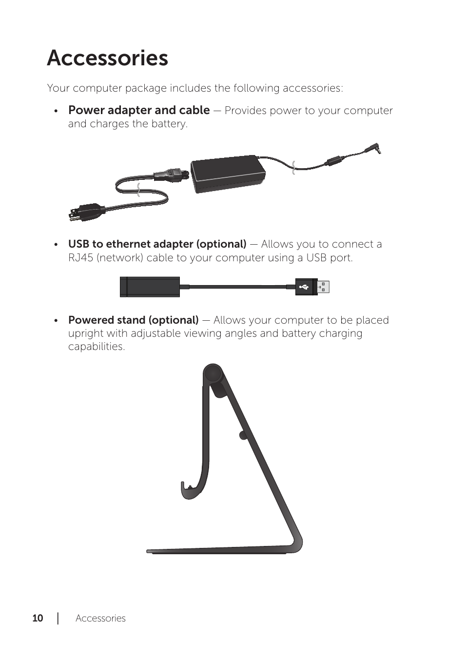 Accessories | Dell XPS 18 (1810, Early 2013) User Manual | Page 10 / 46