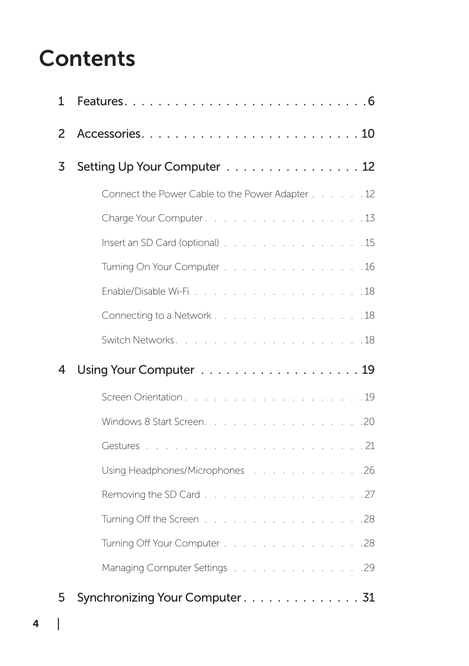 Dell XPS 18 (1810, Early 2013) User Manual | Page 4 / 46