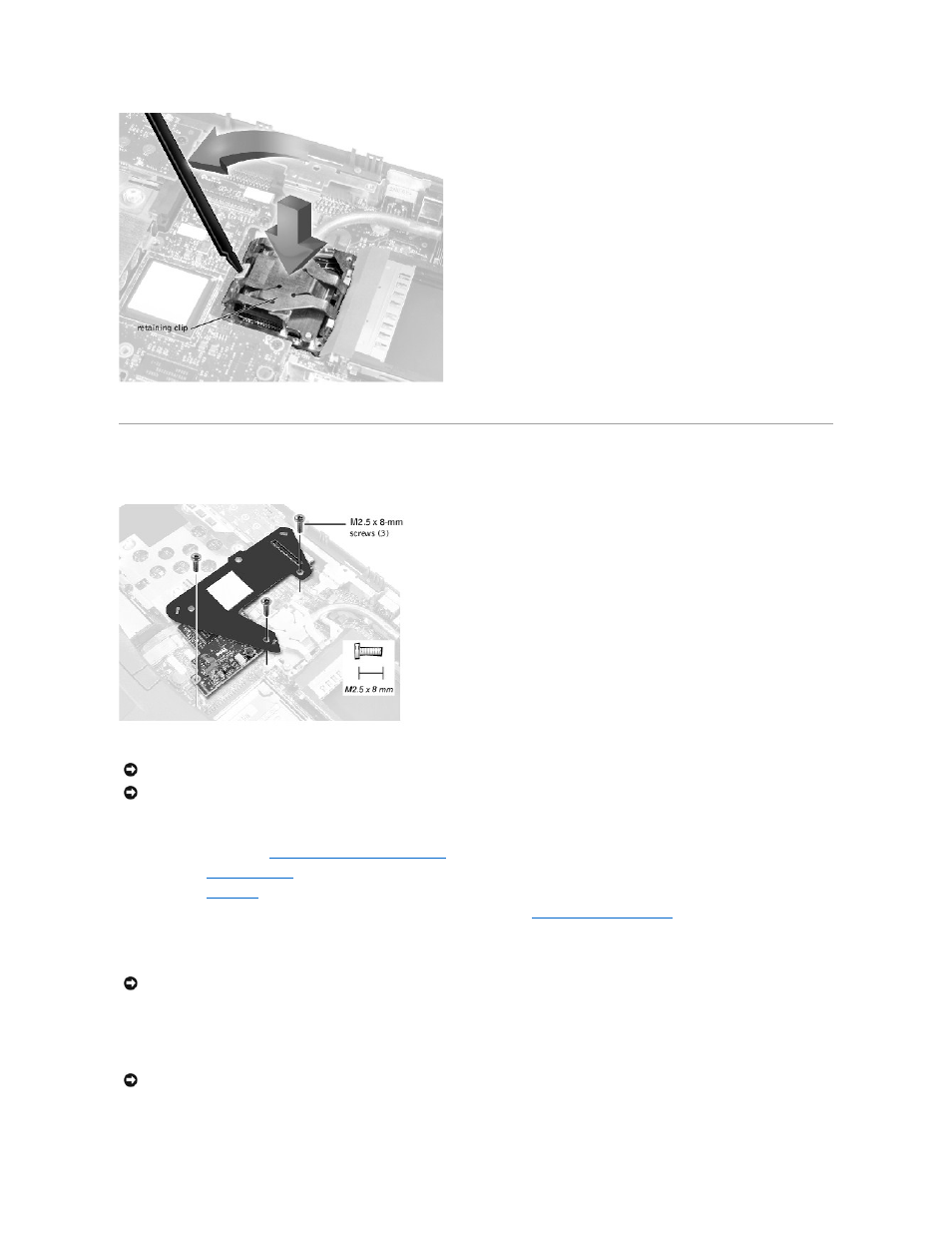 Video card, Removing the video card, Replacing the video card | Dell Inspiron 8100 User Manual | Page 29 / 60