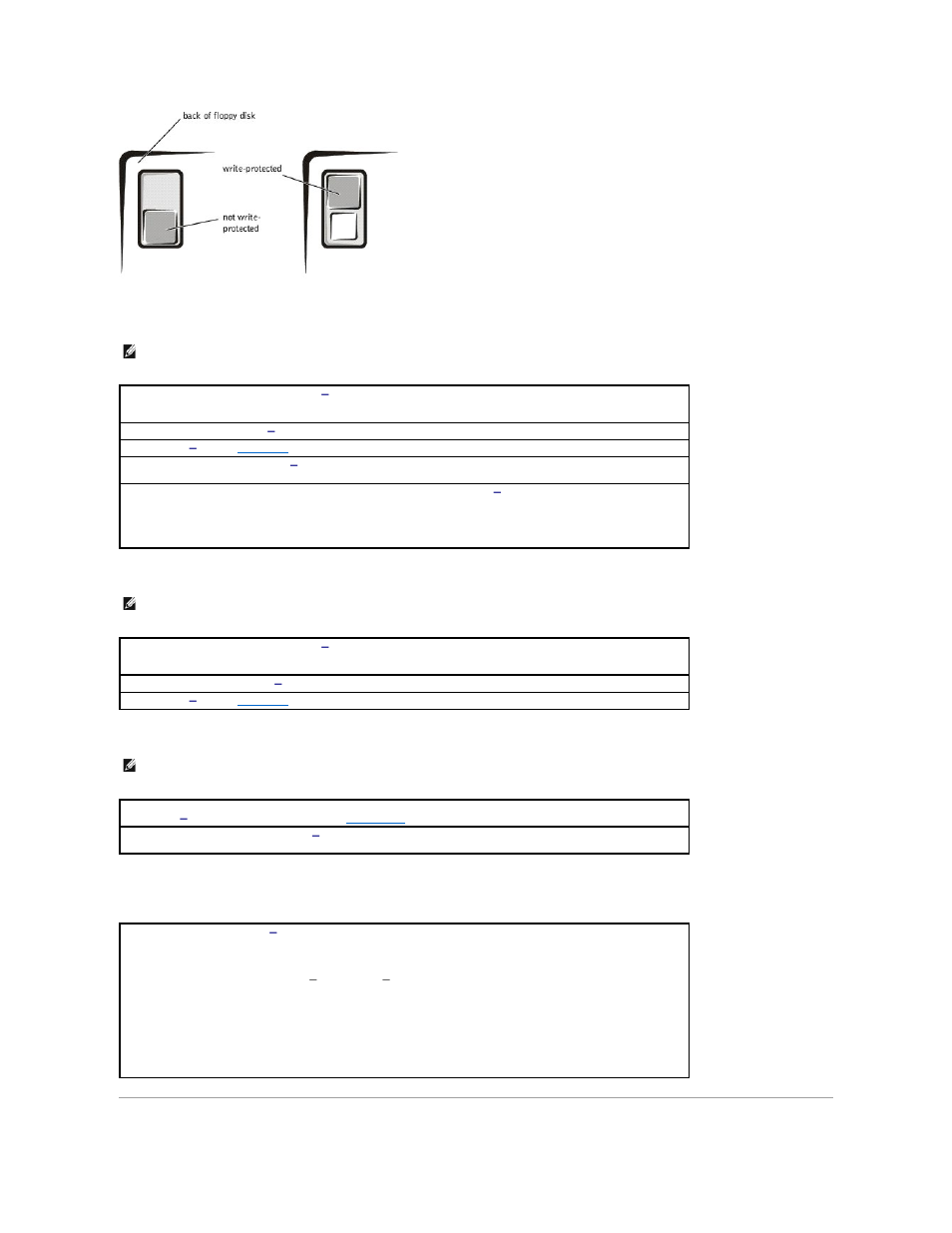 If you cannot play a dvd movie, If the cd-rw drive stops writing, If you have a hard drive problem | Dell Inspiron 8100 User Manual | Page 44 / 60