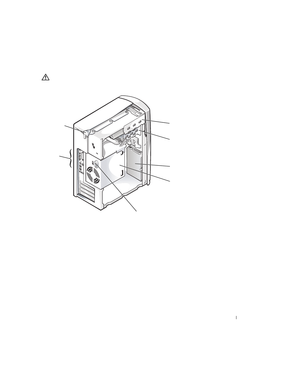 Looking inside your computer | Dell Dimension 2200 User Manual | Page 65 / 140