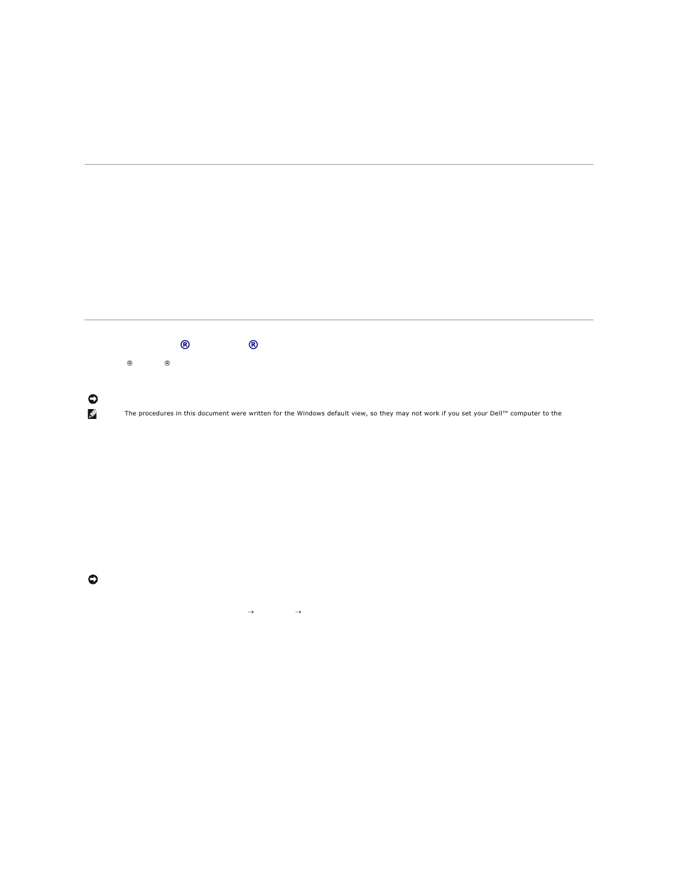 Resolving software and hardware incompatibilities, Using microsoft® windows® xp system restore, Creating a restore point | Dell Latitude D620 ATG User Manual | Page 24 / 107