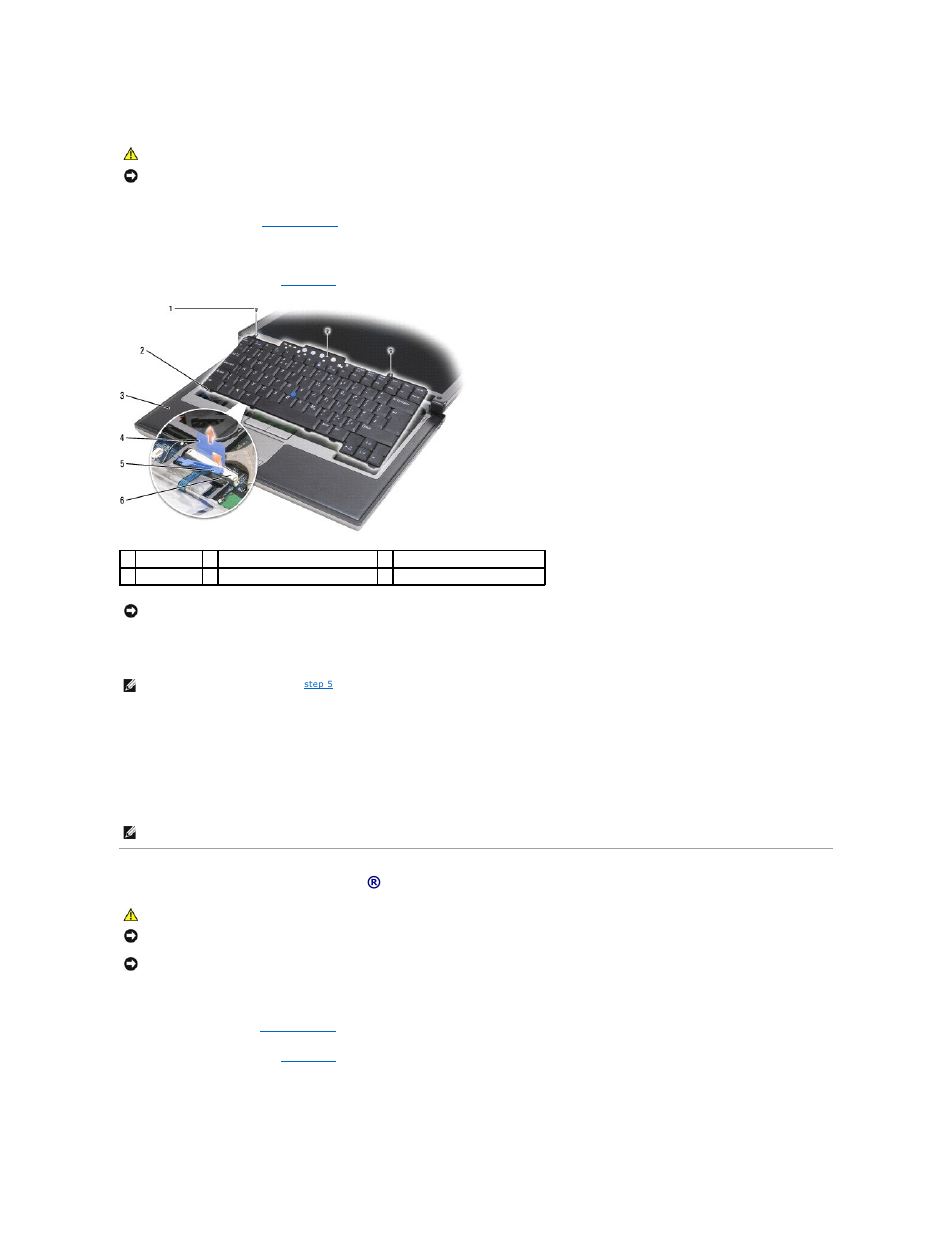 Keyboard, Internal card with bluetooth® wireless technology | Dell Latitude D620 ATG User Manual | Page 58 / 107