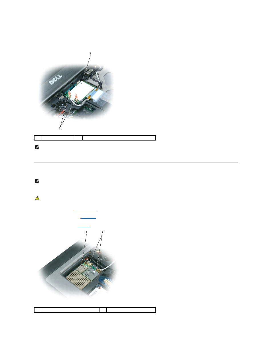 Mobile broadband network (wwan) card | Dell Latitude D620 ATG User Manual | Page 64 / 107