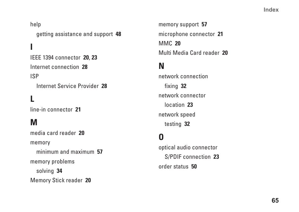 Dell XPS One 20 (Mid 2008) User Manual | Page 67 / 70