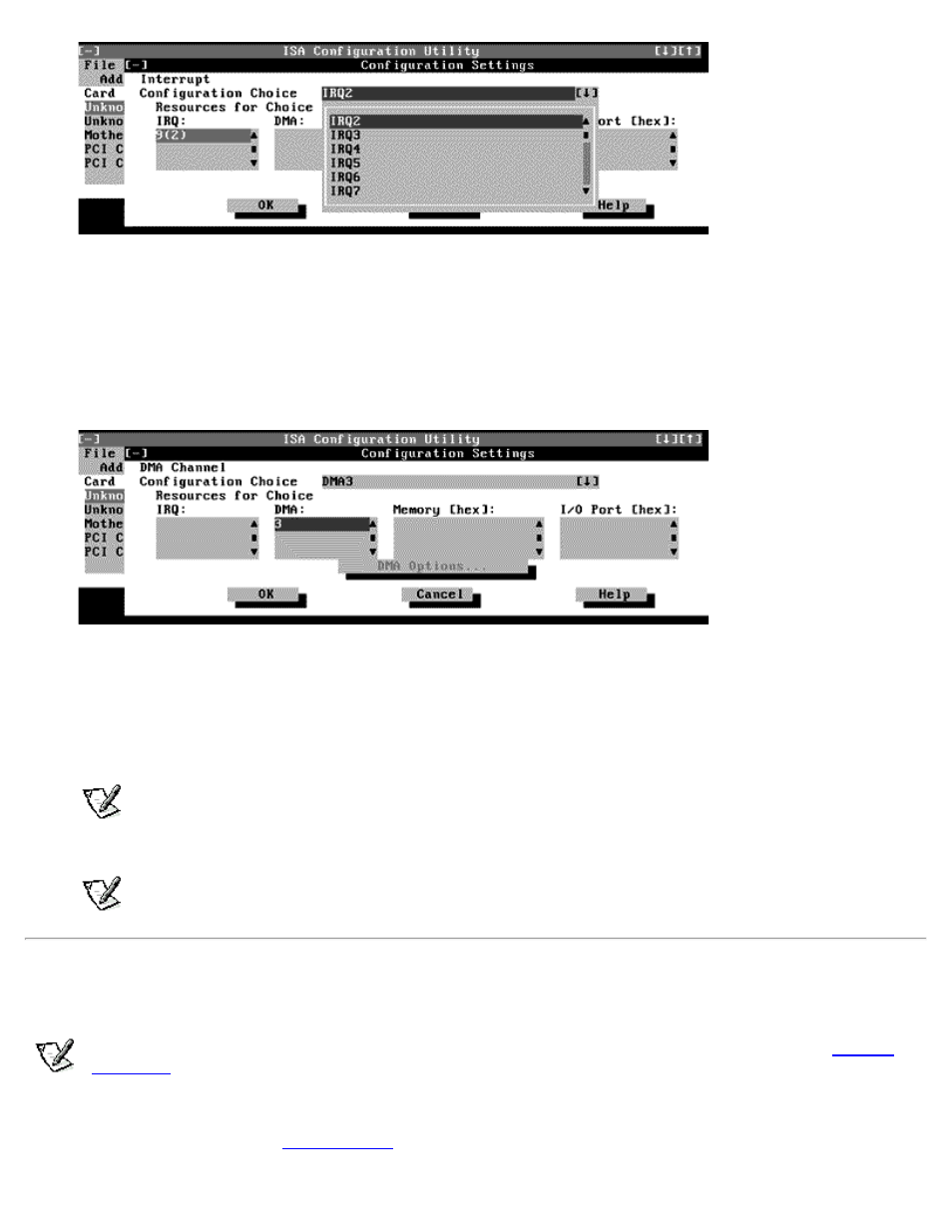 Adding an unlisted card | Dell Precision 610 User Manual | Page 38 / 136