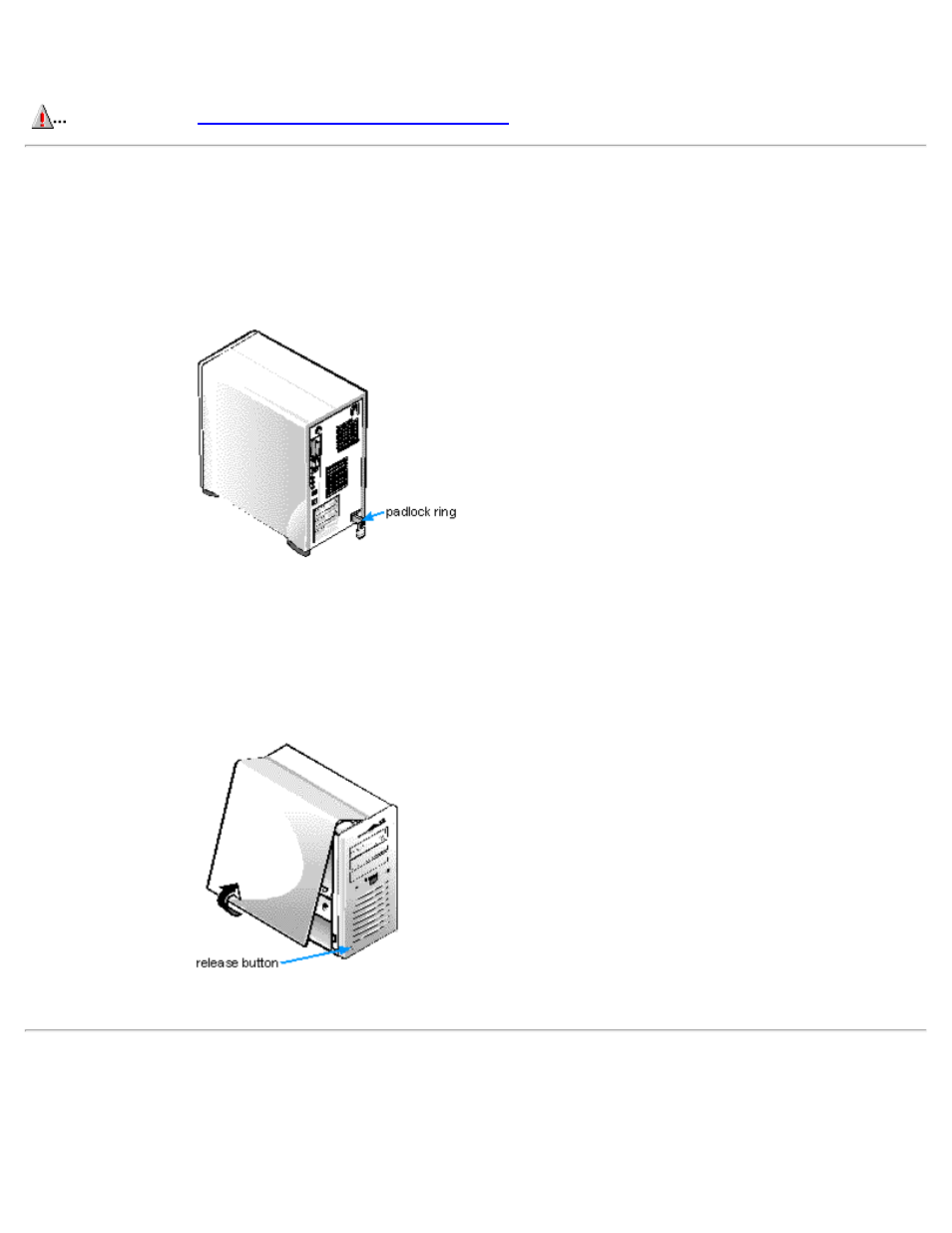 Removing the computer cover, Replacing the computer cover | Dell Precision 610 User Manual | Page 56 / 136