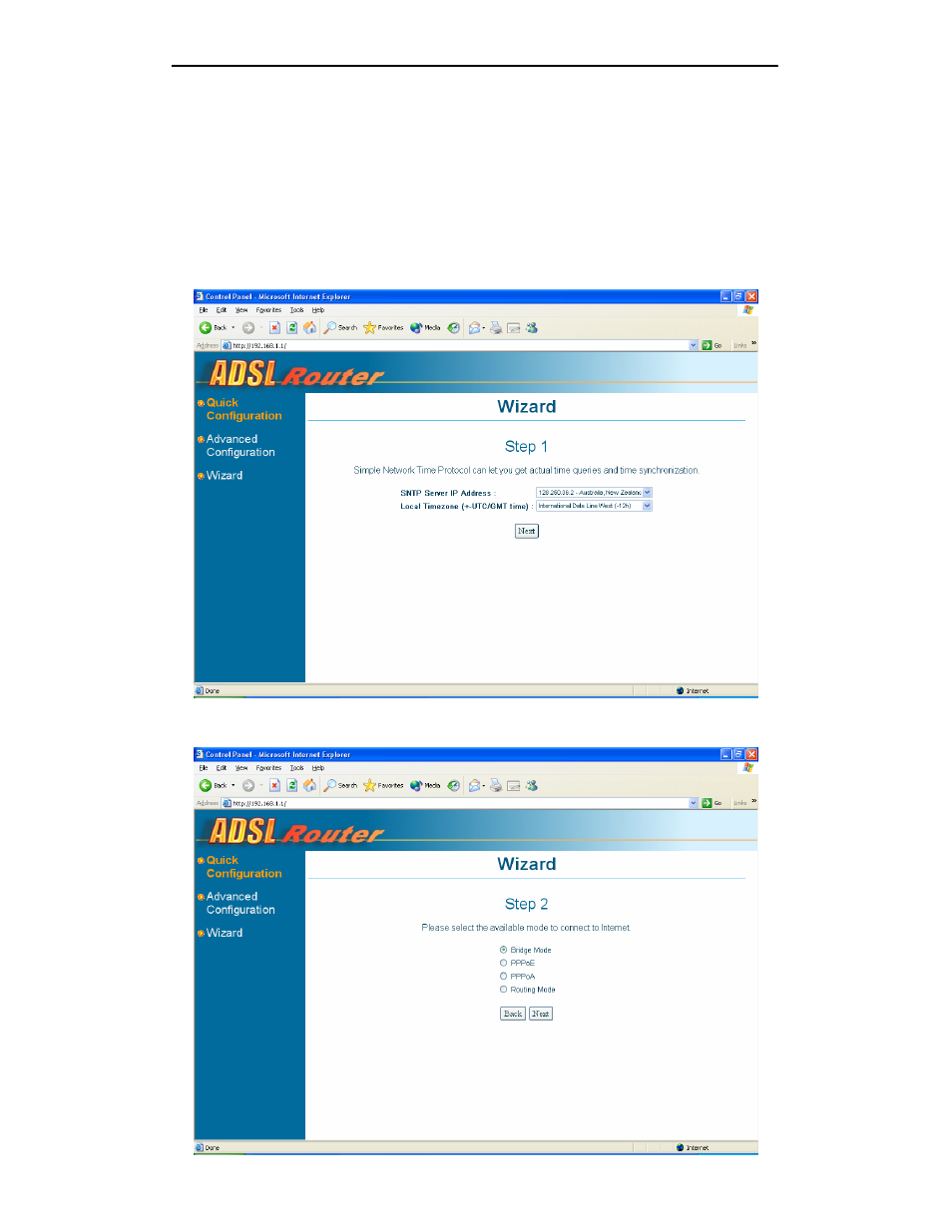 2 wizard | Best Data Products DSL542EU User Manual | Page 12 / 41