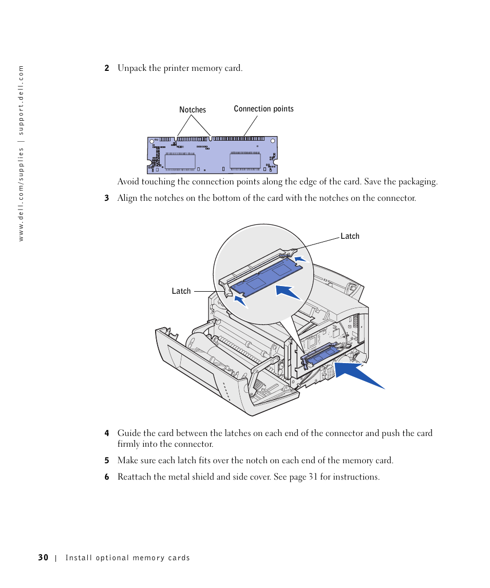 Dell P1500 Personal Mono Laser Printer User Manual | Page 30 / 100