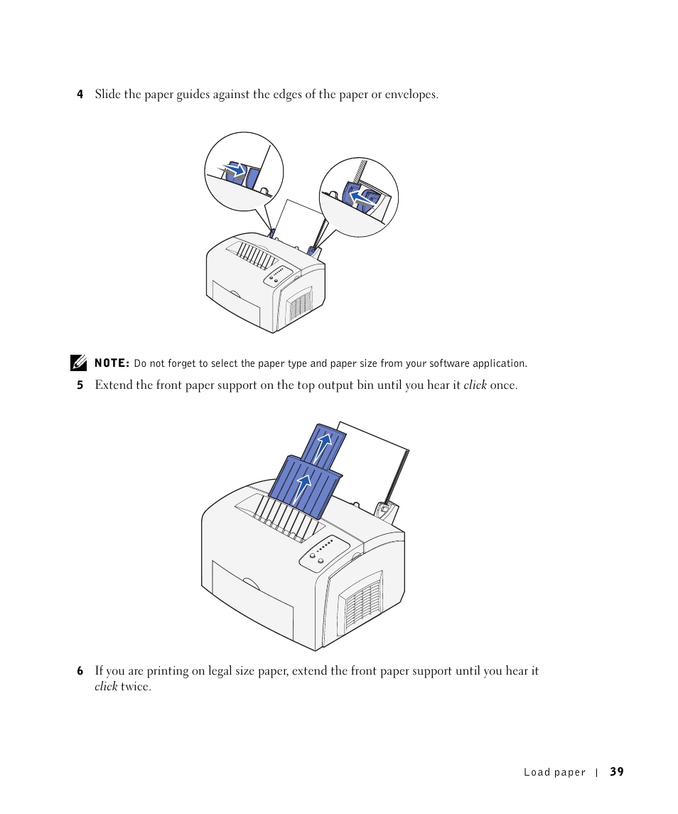 Dell P1500 Personal Mono Laser Printer User Manual | Page 39 / 100