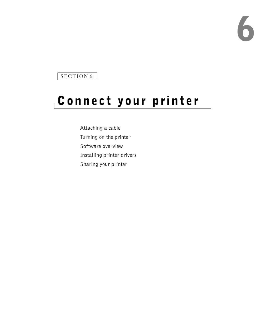 Connect your printer | Dell P1500 Personal Mono Laser Printer User Manual | Page 47 / 100