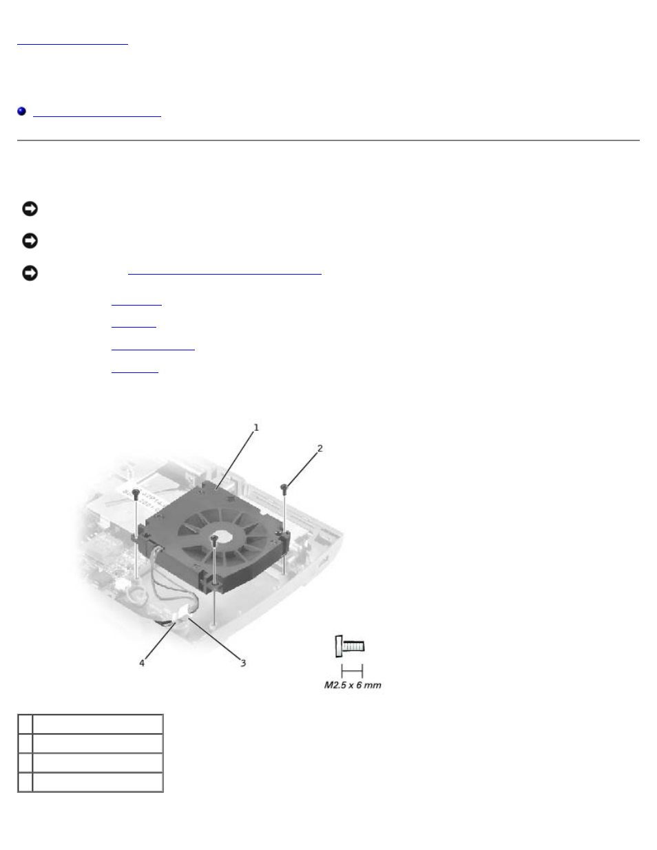 Cooling fan : dell latitude c400 service manual, Cooling fan, Removing the cooling fan | Dell Latitude C400 User Manual | Page 26 / 41