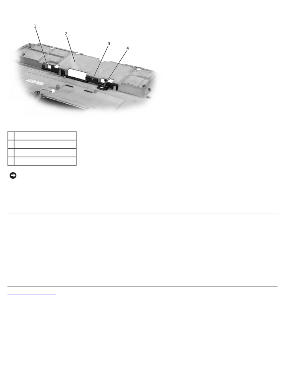 Replacing the battery latch | Dell Latitude C400 User Manual | Page 37 / 41