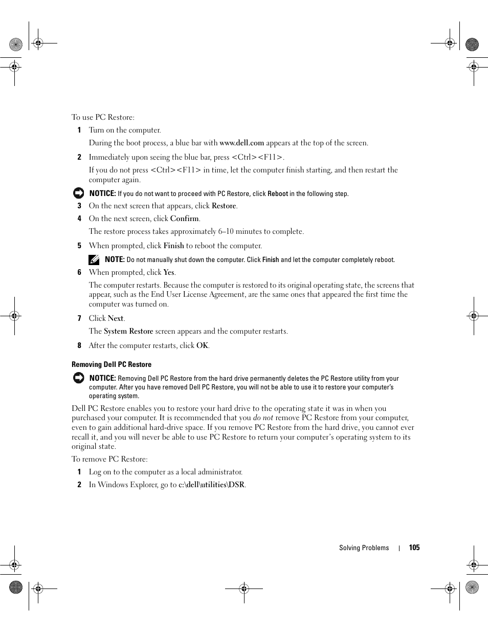Dell Inspiron 6400 User Manual | Page 105 / 186