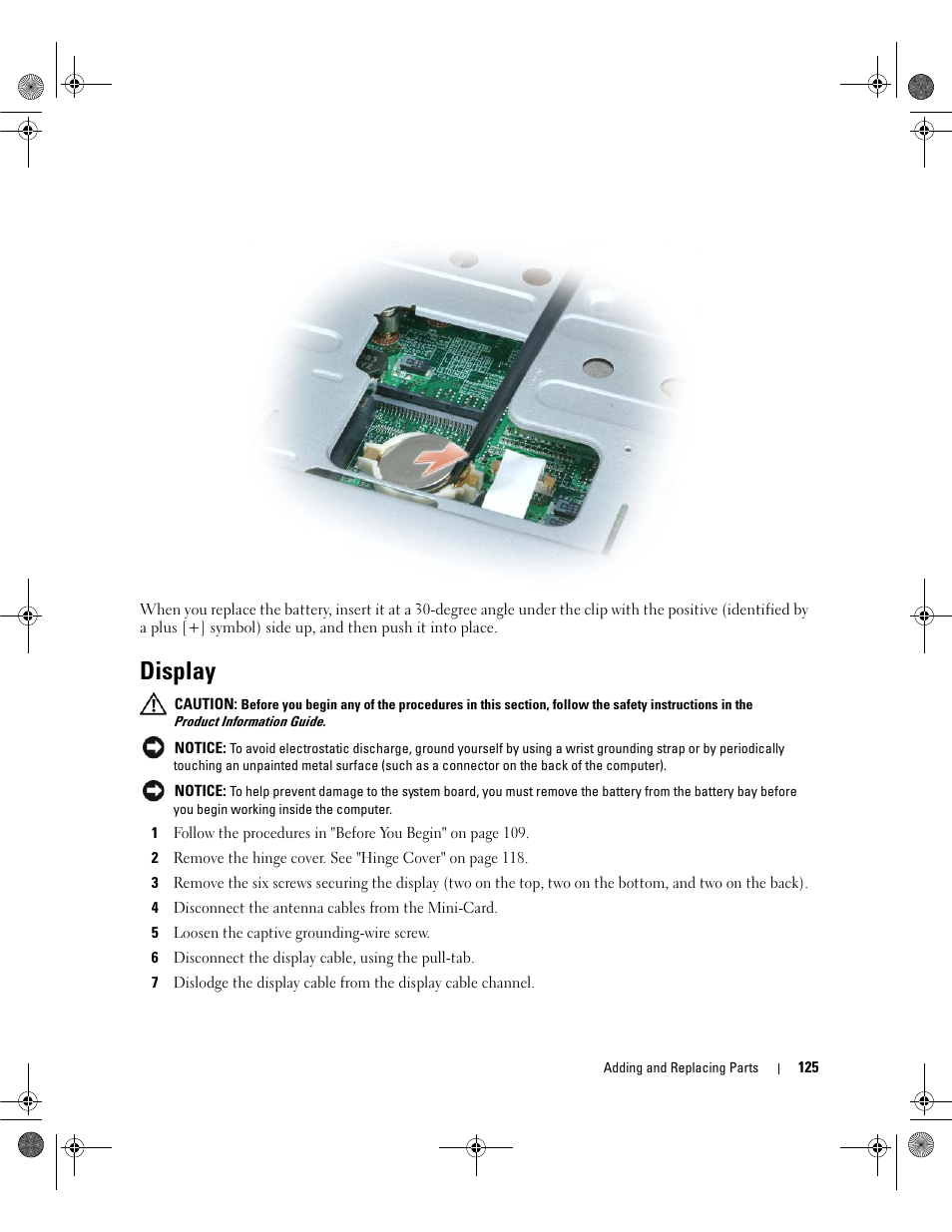 Display | Dell Inspiron 6400 User Manual | Page 125 / 186