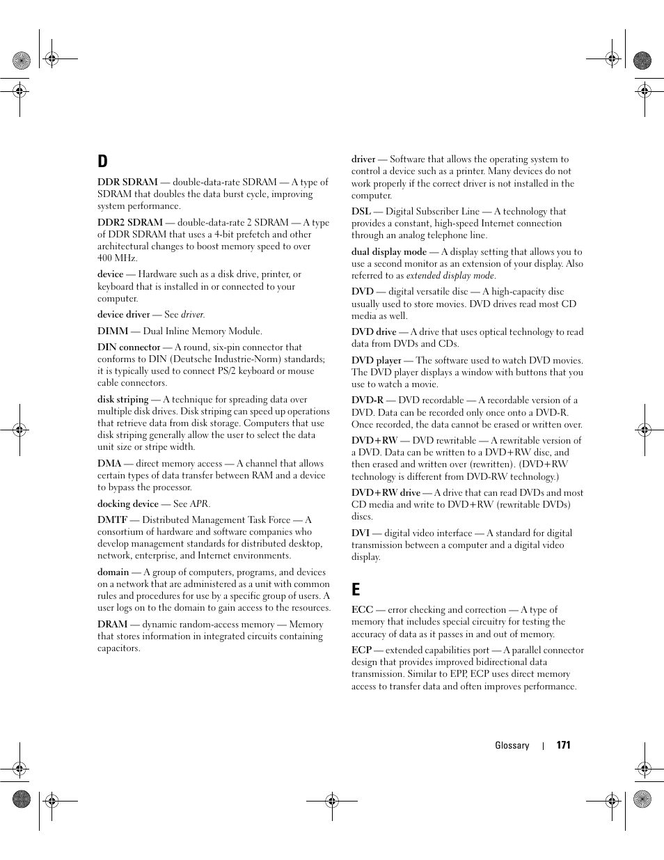 Dell Inspiron 6400 User Manual | Page 171 / 186
