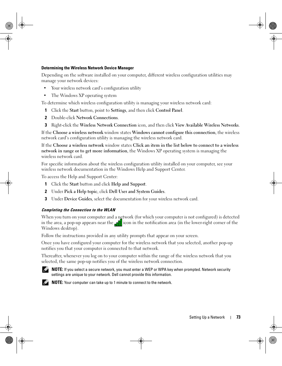 Dell Inspiron 6400 User Manual | Page 73 / 186