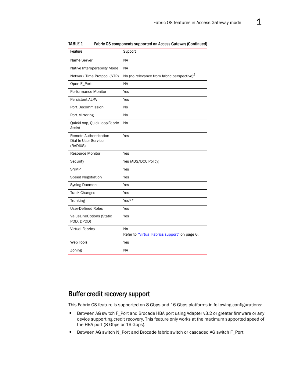 Buffer credit recovery support | Dell POWEREDGE M1000E User Manual | Page 25 / 108