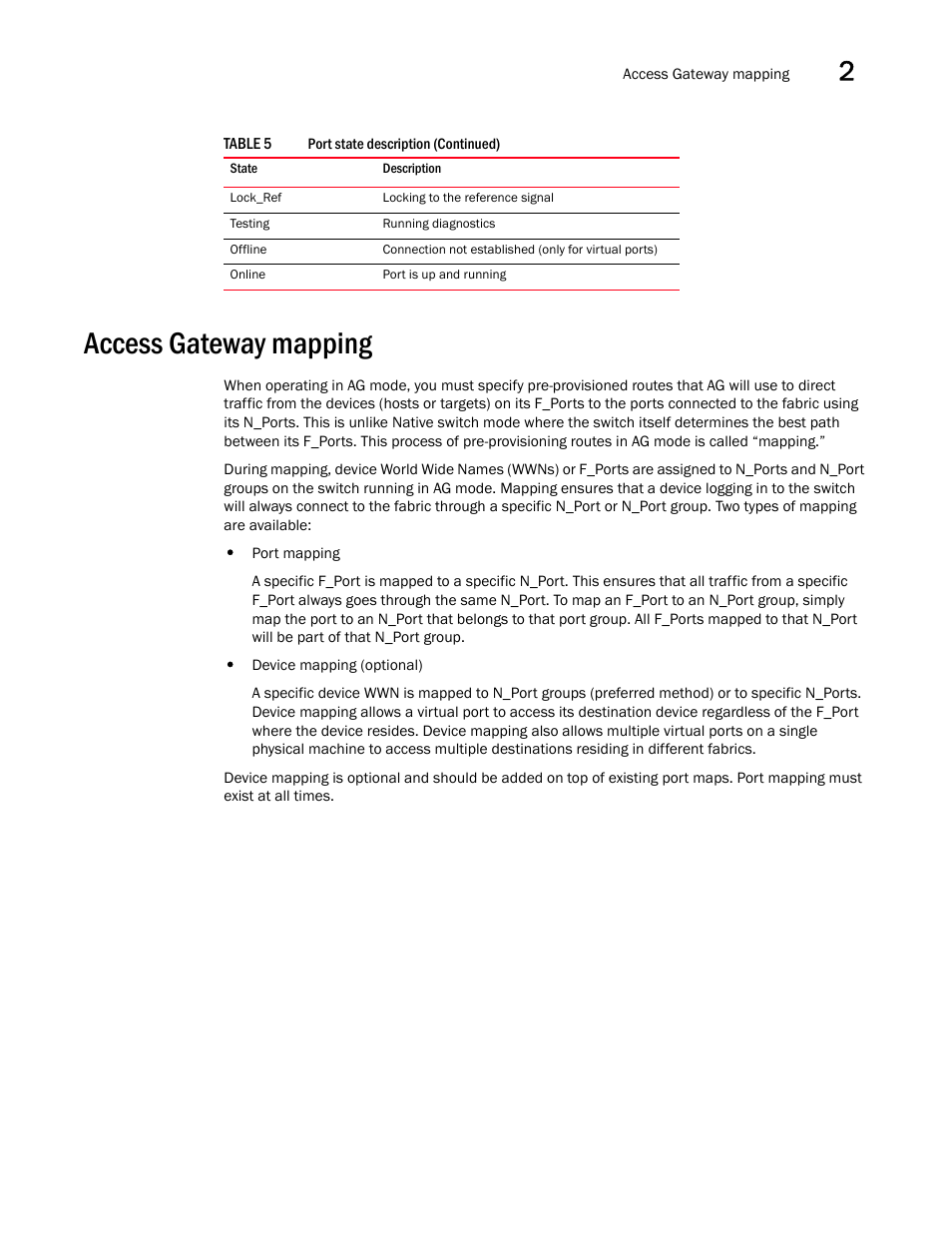 Access gateway mapping | Dell POWEREDGE M1000E User Manual | Page 35 / 108