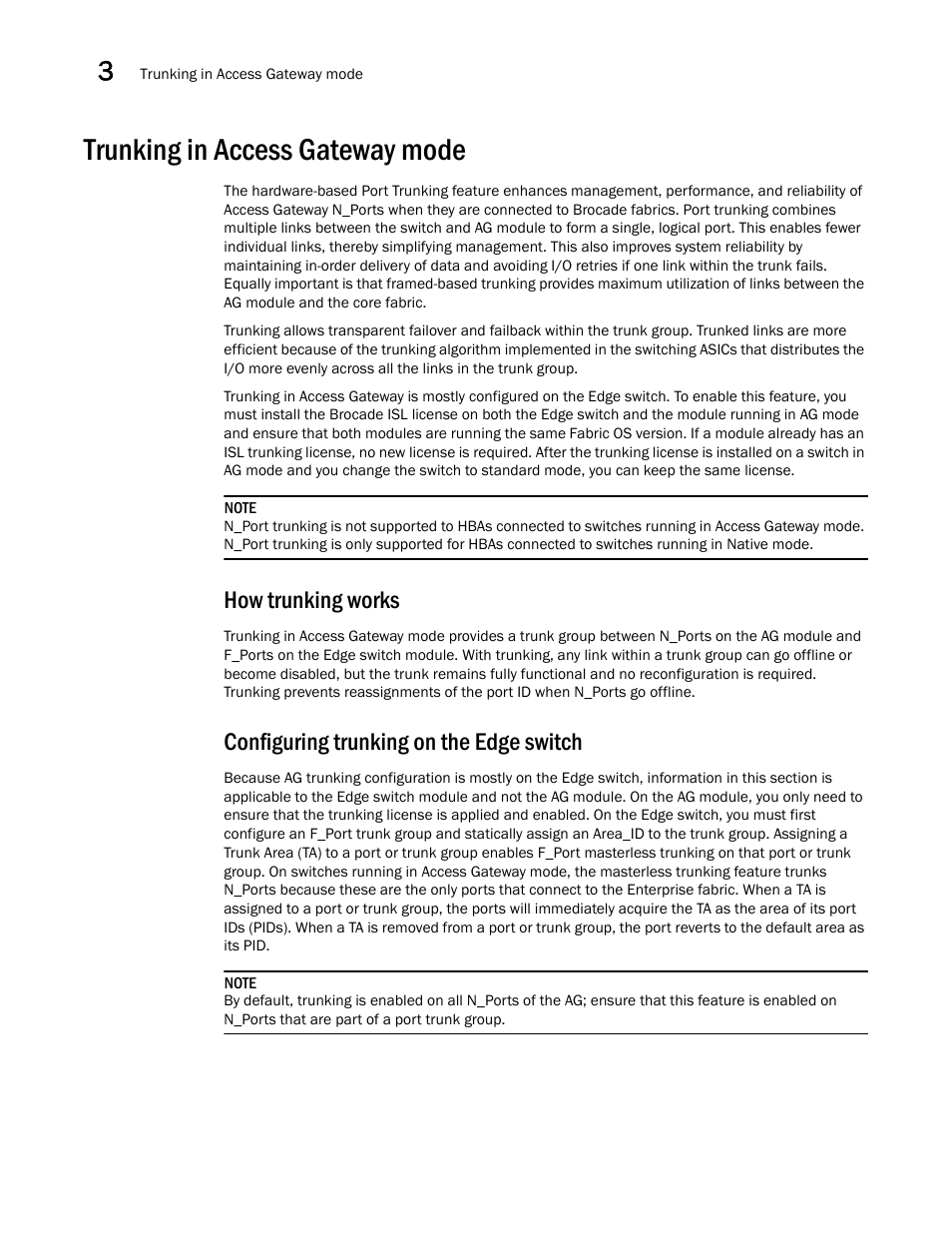 Trunking in access gateway mode, How trunking works, Configuring trunking on the edge switch | Dell POWEREDGE M1000E User Manual | Page 78 / 108