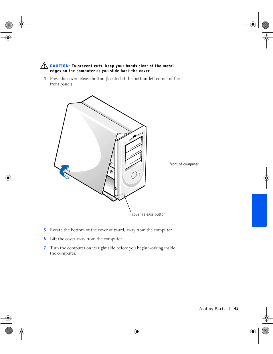 Dell Dimension 8100 User Manual | Page 43 / 84