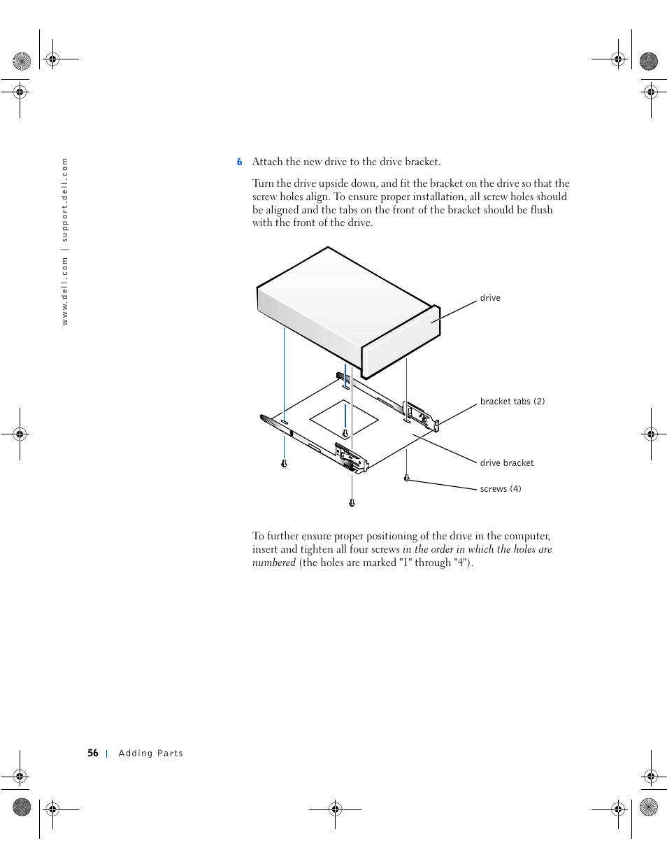 Dell Dimension 8100 User Manual | Page 56 / 84